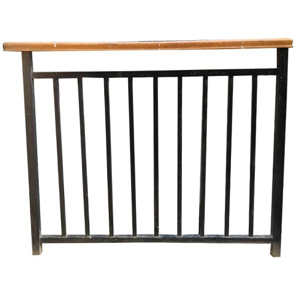 Gothic Metal Wrought Iron Indoor Handrail Fence Balustrade For Steps