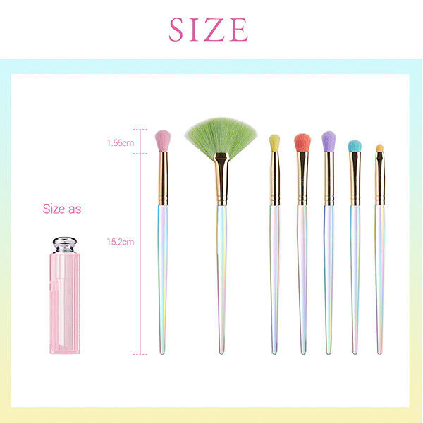 7pcs Fantasy Jessup Makeup Brush Set With PU Travel Bag