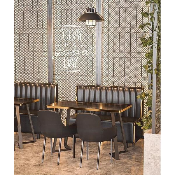 Dining Sofa Seating Commercial Pub Hookah Lounge Restaurant Booth Sofa  Restaurant Table Chairs Set