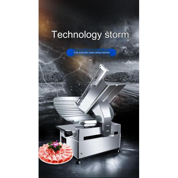 Fully Automatic Meat Slicer Machine Frozen Meat Cutting Stroke 0-18cm Thickness 0-7mm