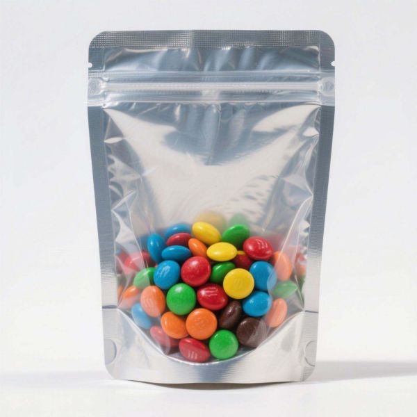 Food Grade Clear Window Pouch High Barrier Aluminum Foil Pouches Resealable