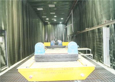 Pneumatic Floor Recovery System Abrasive Blast Rooms , Alumimum Oxide Grit Blast Booth 