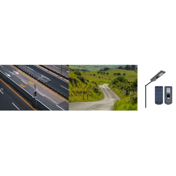 IP65 Lâmpada solar LED à prova d'água com bateria LiFePO4 para parque de estacionamento de jardim