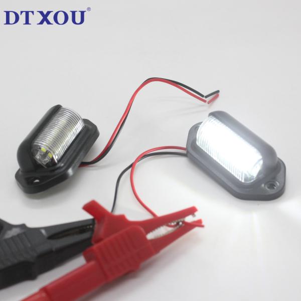 66*22MM Universal Car Fitment Auto Rear License Lamp Light E-mark LED License Plate Lamp