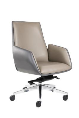 Milieu de rotation en cuir de chaise d'unité centrale de la conférence 22KGS 45Kg/M3 de retour
