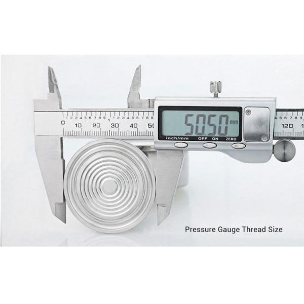 CE Certified 2.5% Precision Customized Clamp Diaphragm Pressure Gauge for Manufacture