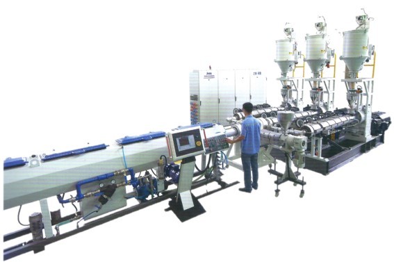 Multi Layer PVC Pipe Extrusion Machine / Composite Pipe Extrusion Line