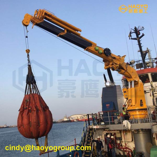 Marine Deck Machinery Equipment Electric Hydraulic Pedestal Crane