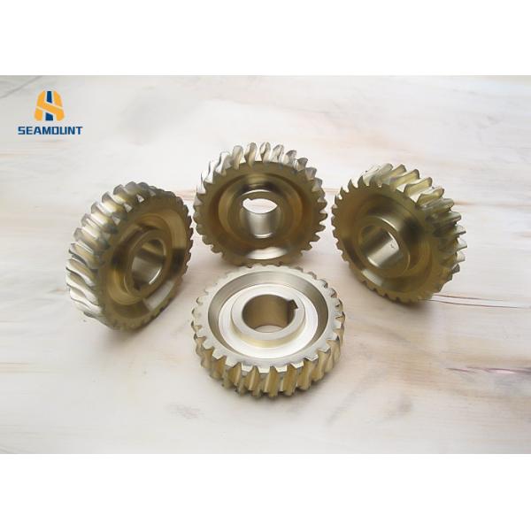 Customized Bronze Brass Worm Gear Anti Abrasion High Load Capacity