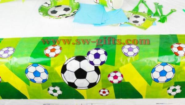 2019 Kids Boys Birthday Party Decoration carton Set Football Theme Party Supplies Baby Birthday Party celebration