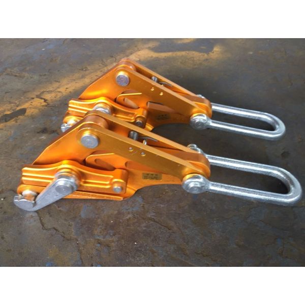 Aluminum Alloy Self-Gripping Come Along Clamp with 10-40KN Rated Load for Conductor & Cable Grip