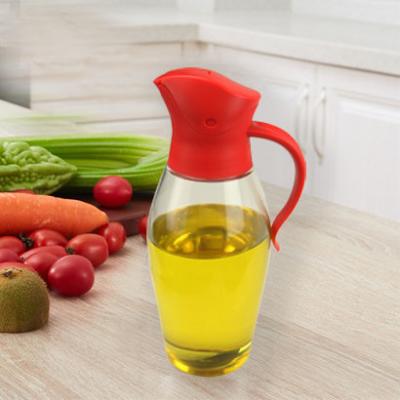 O tempero de vidro transparente engarrafa o auto frasco da especiaria da cozinha da função da aleta