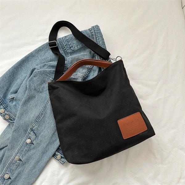 2024 Spring Trend Simple Shoulder Bag Large Capacity Tote Bag Other Pattern Type