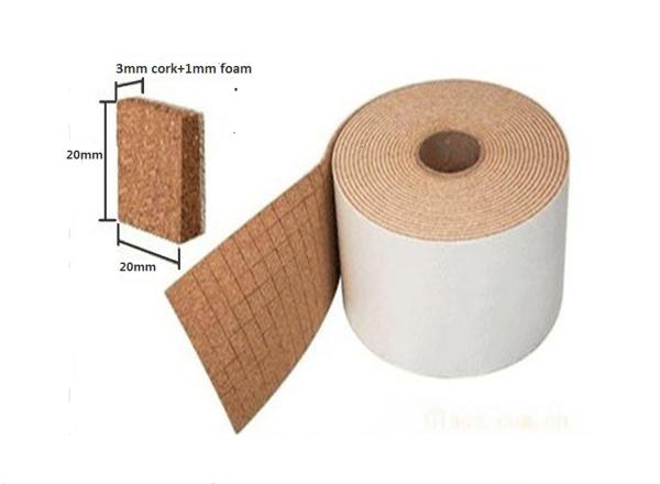 Cork pads on roll for protective glass,18*18mm