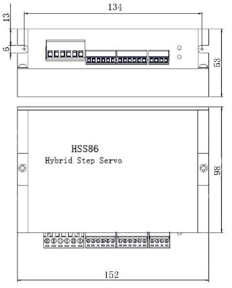 Nema 34 Stepper мотора короткозамкнутого витка 86HSE4N BC38 NEMA34 86mm