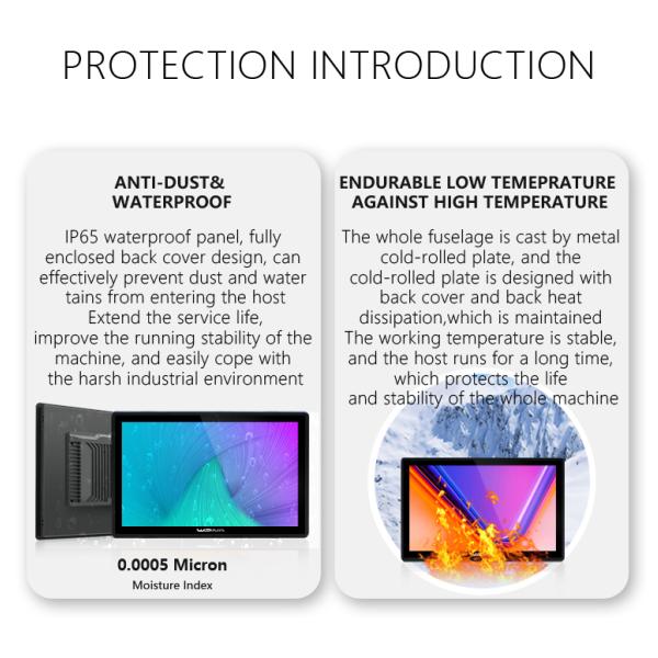 Embedded Open Frame Industrial Touch Screen PC 15.6'' Waterproof Tablet All In One