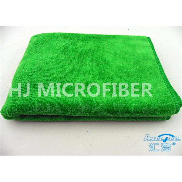 Microfiber Warp-Knitted Car Cleaning Cloth Red / Blue , Car Wash Microfiber Towels