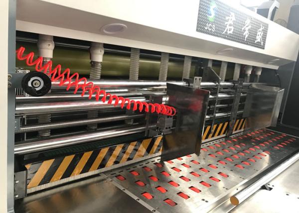 3 Colors 530mm Corrugated Box Printing Machine With Servo Feeder