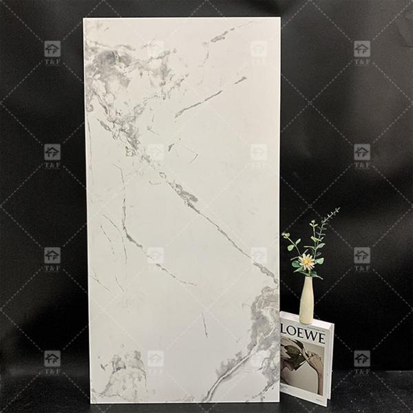 Мармурное белое карелье Порцеланто Полированный руситский керамический керамический напольный плитка