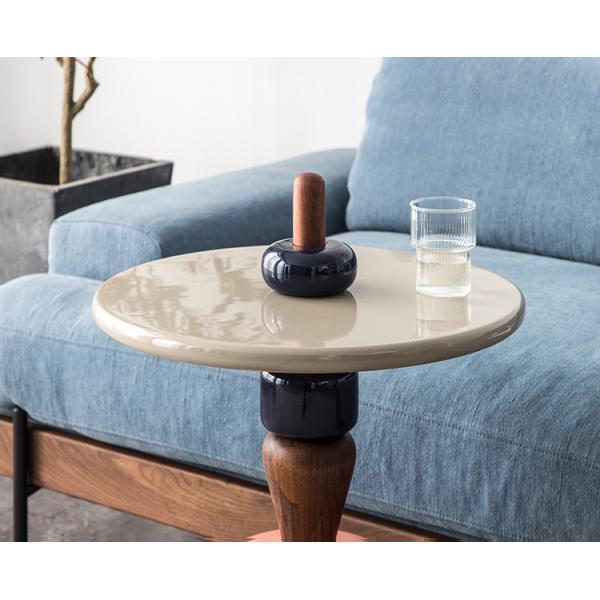 ODM Marble Topped Pedestal Coffee Table 18 inch Round Coffee Table