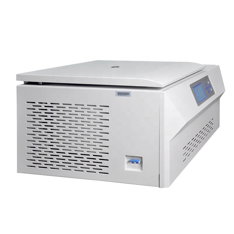 CE Certified T55R Continuous Refrigerated Centrifuge 4x750ml Swing Rotor Low Speed Centrifuge for Oil Seperation Industrial Use