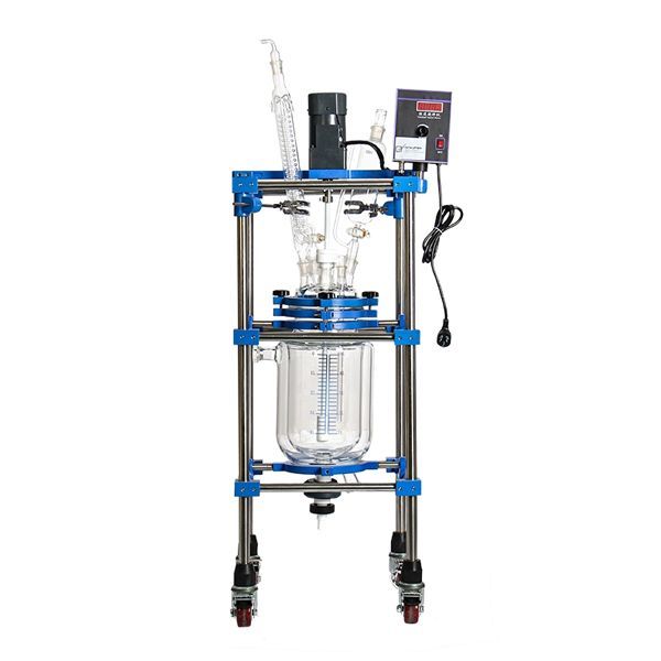 5L Laboratory Jacketed Chemistry Glass Batch Reactor