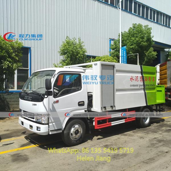 Тележка брызг затира цемента LHD Dongfeng 4x2 5M3