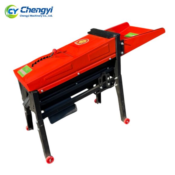Iron Corn Thresher With Blower High Efficiency Maize Shelling Cleaning Equipment