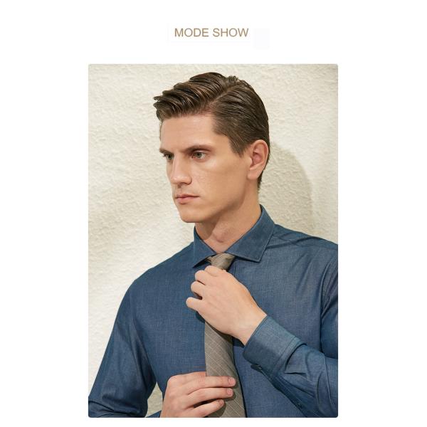 Camisas de estilo corto para hombres de negocios.