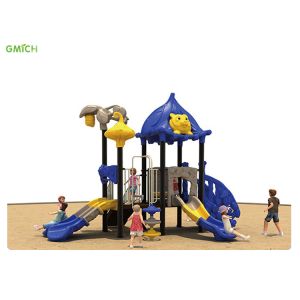 Kids Outdoor Small Playground Set OEM Service Available Anti Crack