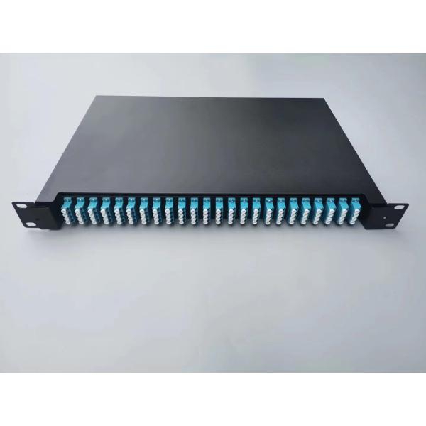 260*200*60 mm FTTH Distribution Fiber System 1U 96 Core LC SC Rack Mounted MPO MTP Fiber Optic Patch Panel ODF