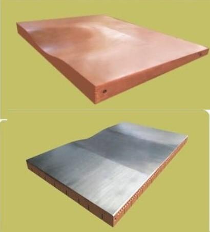 Chrome Coating Copper Sheet Plate , Low Carbon 1 Mm Thick Copper Sheet For Casting Machine