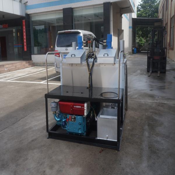 Energy Saving Hydraulic Double Cylinder Thermoplastic Paint Preheater with Diesel Engine Kneader