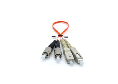 50 vária cor de 125 cabos de fibra ótica, cabo multiplex do remendo da fibra do ST de 3M LC