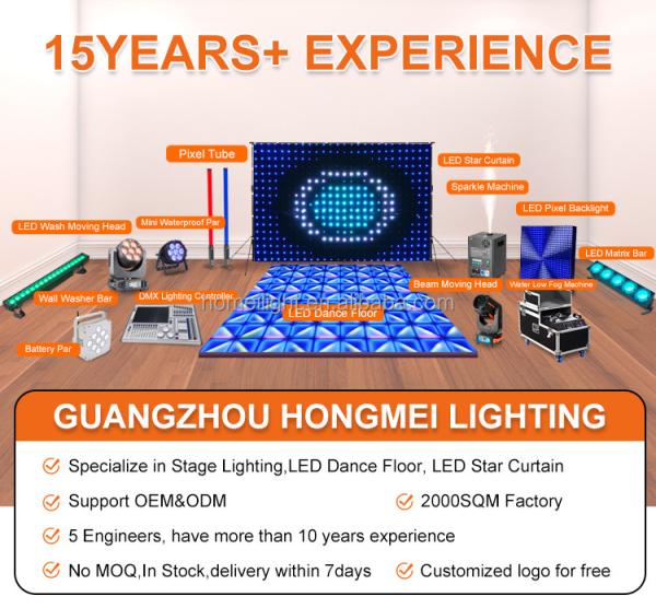 Stage Lights Equipment COB Blinder 400W DMX 4 Eyes for Church Party Event Wedding