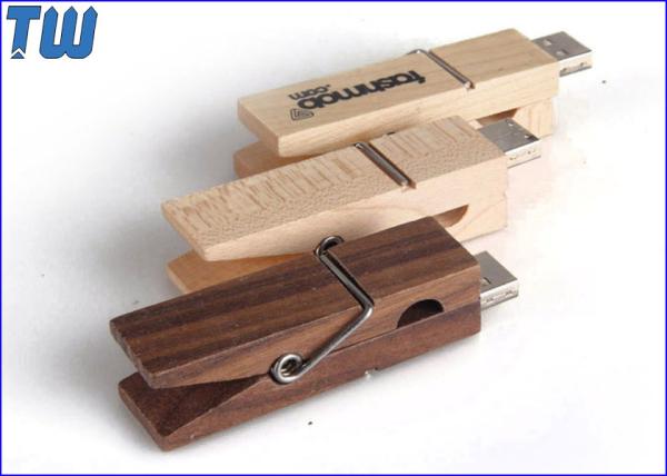 Clothes Wooden Clip 1GB USB Disk Stick Biggest Storage Drive Device