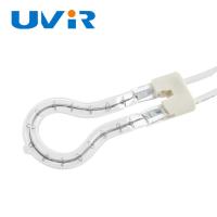 Lampe infrarouge à réflecteur blanc 500W pour chauffage industriel
