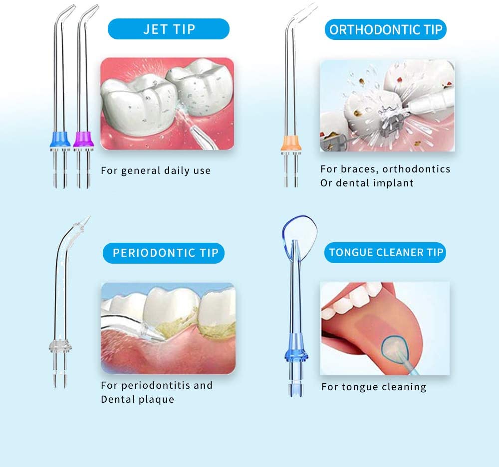 Зубоврачебная портативная вода Flosser IPX7 делает водостойким с батареей лития 2500mAh