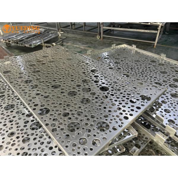 3mm Perforated Aluminum Sheet PVDF Finished Fireproof Customizable