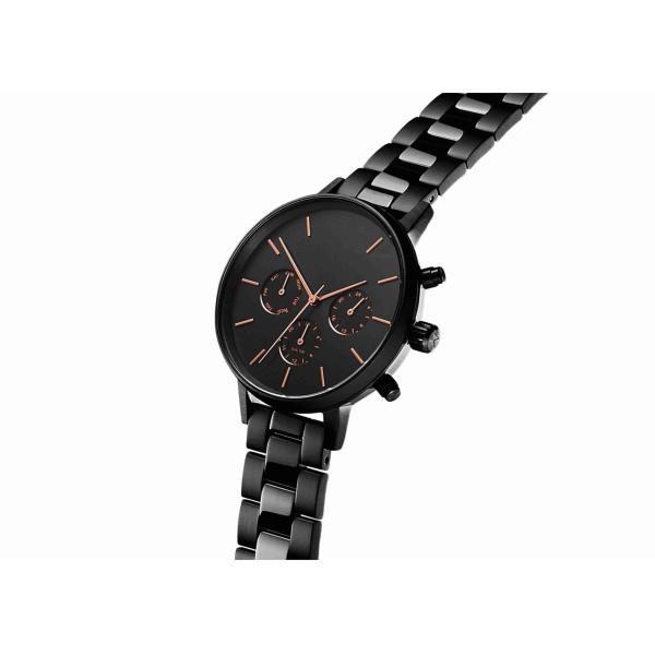 Black and silver mens stainless steel watches design your own watch for men