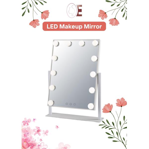 Custom 10x Vanity Illuminated Hollywood Mirrors Rotating Dresser