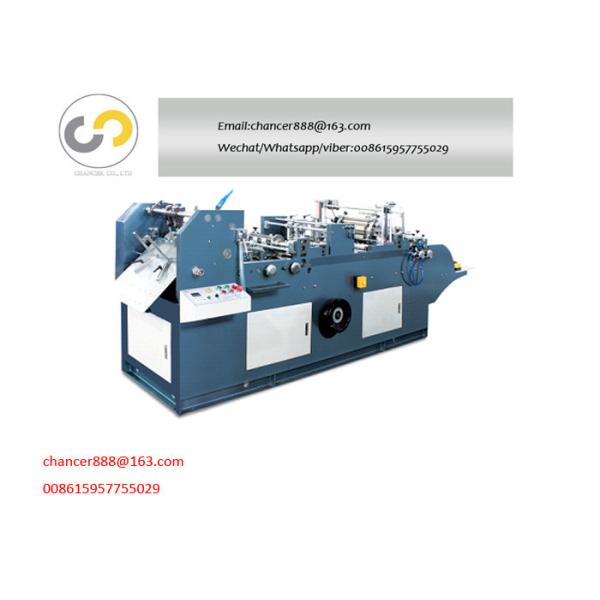 Automatic diamond type envelope making machine, pocket and wallet envelope making machine