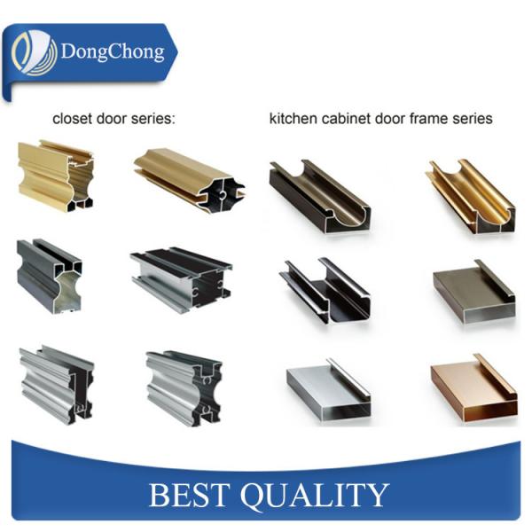 Industrial Blue Aluminum Extrusion Profiles Non Polished For Door Frame