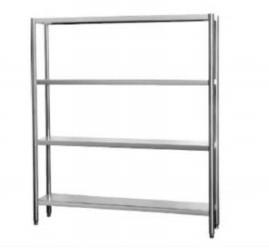 5 Tier Adjustable Shelf Storage Unit Heavy Duty Stainless Steel Shelving For Kitchen Commercial Office Garage Storage