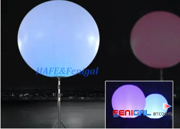 Wedding And Party Inflatable RGB LED Event Lighting Balloon With Tripod Stand