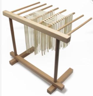 Household Wooden Pasta Drying Rack For Fresh Pasta Ravioli Drying Rack