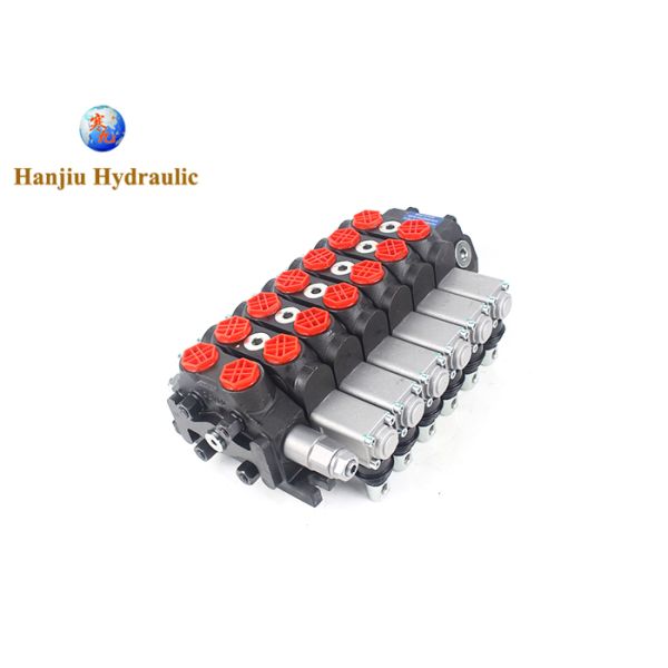 DCV Directional Control Valve Hydraulic 15.8GPM High pressure valve with handle at 180°