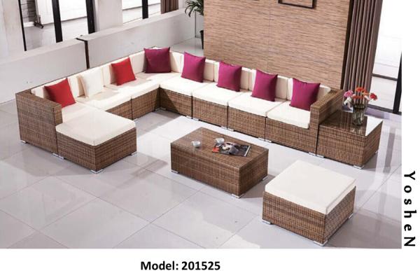 12piece -Modern Outdoor patio rattan wicker Sofa Sectional modular -201525