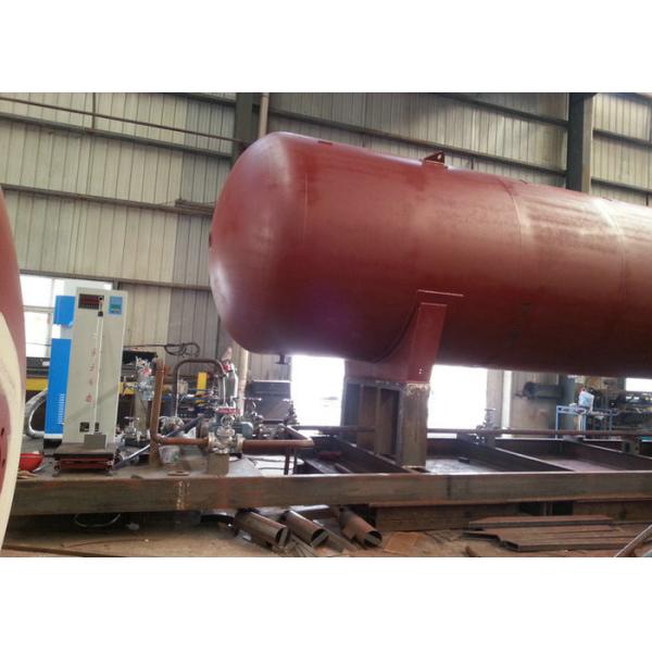 50000L LPG Gas Tank Skid Mounted , Propane Gas Tank For Mobile Gas Refilling