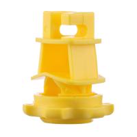 Cerca elétrica material plástica Screw On Round Rod Post Insulators Yellow Color